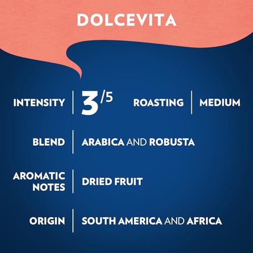 Image of Lavazza Dolcevita Classico Whole Bean Coffee 12oz Bag, Medium Roast, Rich and Full-bodied, Intensity 3 /5, Arabica and Robusta, Ideal for Drip Brewers, (Pack of 1) - Package May Vary