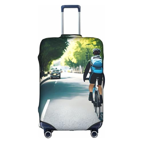 Housse universelle pour valise blanche S évitant les rayures et l'eau en voiture ou vélo