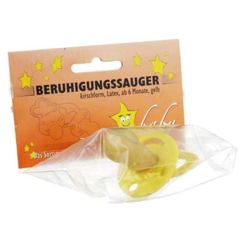 BERUHIGUNGSSAUGER kirschf.Lat.ab 6 M.gelb 1 St