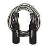 Amazon Basics Adjustable Length Jump Rope with Handles for Workout, 3 m