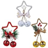 Photo Gallery dazzleex campana natalizia a cinque punte a forma di stella, accessori per albero di natale, decorazione per le vacanze, per la porta di casa, da appendere alla parete, 9 x 14 cm (colori misti) Photo Gallery dazzleex campana natalizia a cinque punte a forma di stella, accessori per albero di natale, decorazione per le vacanze, per la porta di casa, da appendere alla parete, 9 x 14 cm (colori misti)