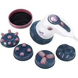 Masajeador de adelgazamiento corporal - Masajeador anticelulíticoMáquina quemadora de grasa eléctrica de vibración infrarroja anticelulítica 2 colores(rojo)