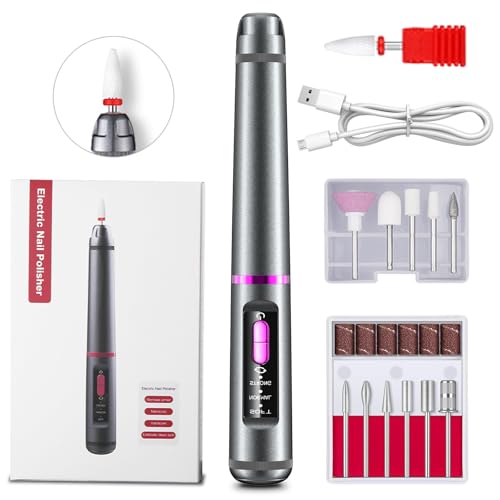 【Fresa per unghie elettrica professionale】Fresa per Unghie Professionale，Sperimentate una cura efficiente e automatizzata delle unghie con la fresa per unghie. La nostra fresa per unghie acriliche viene fornita con 12 diversi tipi di punte, punta professionale in ceramica abbastanza affilata per finire varie opere d'arte per unghie, come affilatura, molatura, intaglio, levigatura, lucidatura o unghie acriliche e unghie in gel poliuretanico, unghie naturali, ecc.