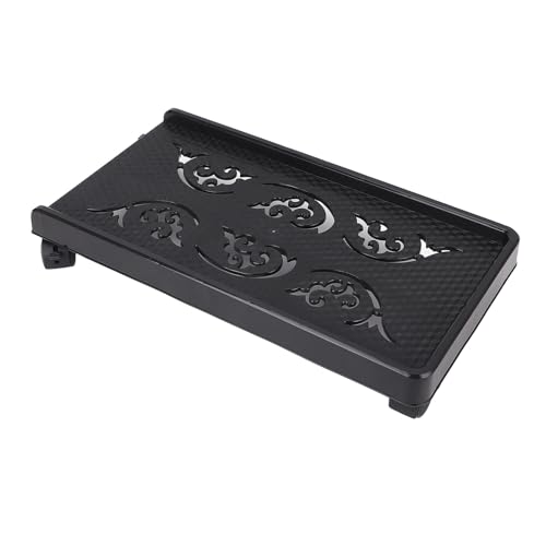 Soporte móvil para torre de CPU bajo escritorio, con 4 ruedas giratorias bloqueables y capacidad de carga de 30 kg, para PC de oficina en casa miniatura 1