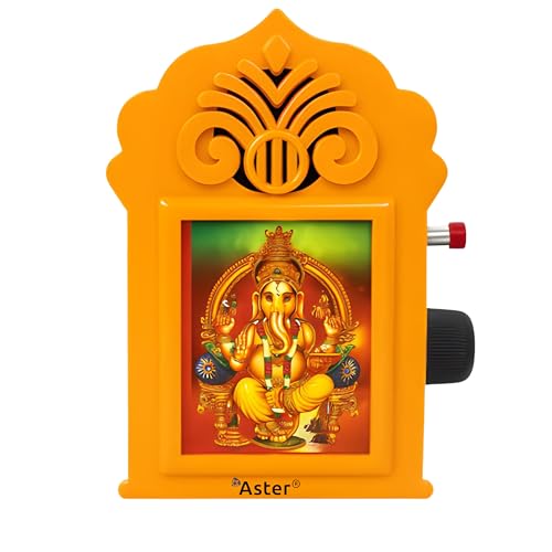 Image of Aster 35-in-1 Mantra Chanting Box - Spiritual Audio Player with Gayatri, Mahamrityunjaya, Om Namah Shivaya & More | Plug & Play Hindu Mantra Device for Puja, Meditation & Healing