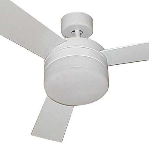 Ventilador Hl-70 de Parede 2 Lâmpadas E-27 3 Pás Reversíveis Branco/Cinza 127V - Branco