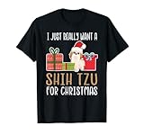 cute christmas shih tzu owner i want a shih tzu maglietta
