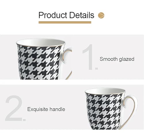 Vaso Latte alto Mazeology de porcelana fina 10 oz miniatura 4