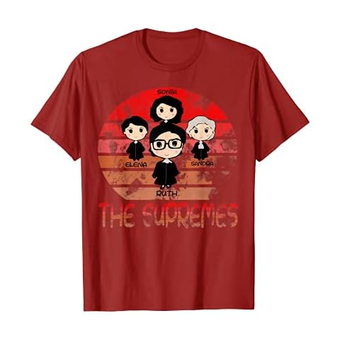 THE SUPREMES Supreme Court Justices RBG cute T-Shirt Cover