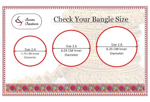 Image of Swara Creations Green Mehrun Red Glass Bangles Set for Women | Zirconwork Bangles | Glass bangles for festivals & occasions, Traditional glass bangles (SKU276)