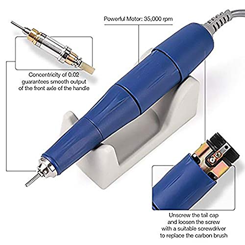 Máquina eléctrica para manicura 210 Nail Drill 105L miniatura 6