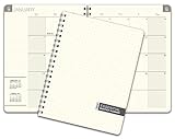 Essential 8.5x11 Monthly 2019 Planner - 14 Months (November 2018 Through December 31, 2019) - Professional, Simple, Easy-to-Use Design. Frosted Vinyl Covers for Extra Protection.