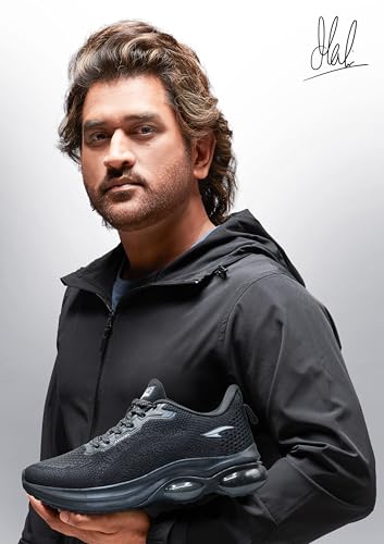 Image of ASIAN Men POWERPLAY-08 Running and Casual wear Running Shoes with Laces, Lightweight and Comfortable Shoes with Upper Fabric and Phylon Sole for Men & Boys