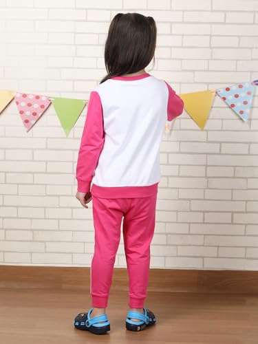 Image of POLKA TOTS 100% Cotton Co-Ord Joggers for Kids | Trendy Sweatshirt & Joggers Set | All Season Wear for Kids, Toddler & Newborn | Soft & Breathable Dress for Boys & Girls | from 6 Months to 8 Years