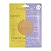 The Crème Shop Sheet Mask, Korean Sheet Mask, Lavender Sheet Mask, 2-in-1 Sheet Mask Pack, Honey Face Mask Sheet with Hyaluronic Acid, Facial Mask Sheets - 5 Pack (Lavender & Honey)