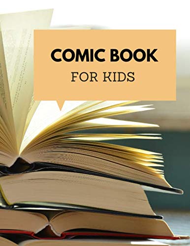Comic Book for Kids: Kids Comic Book With Title - 120 Pages - Large (8.5 x 11 inches) - Premium Pain