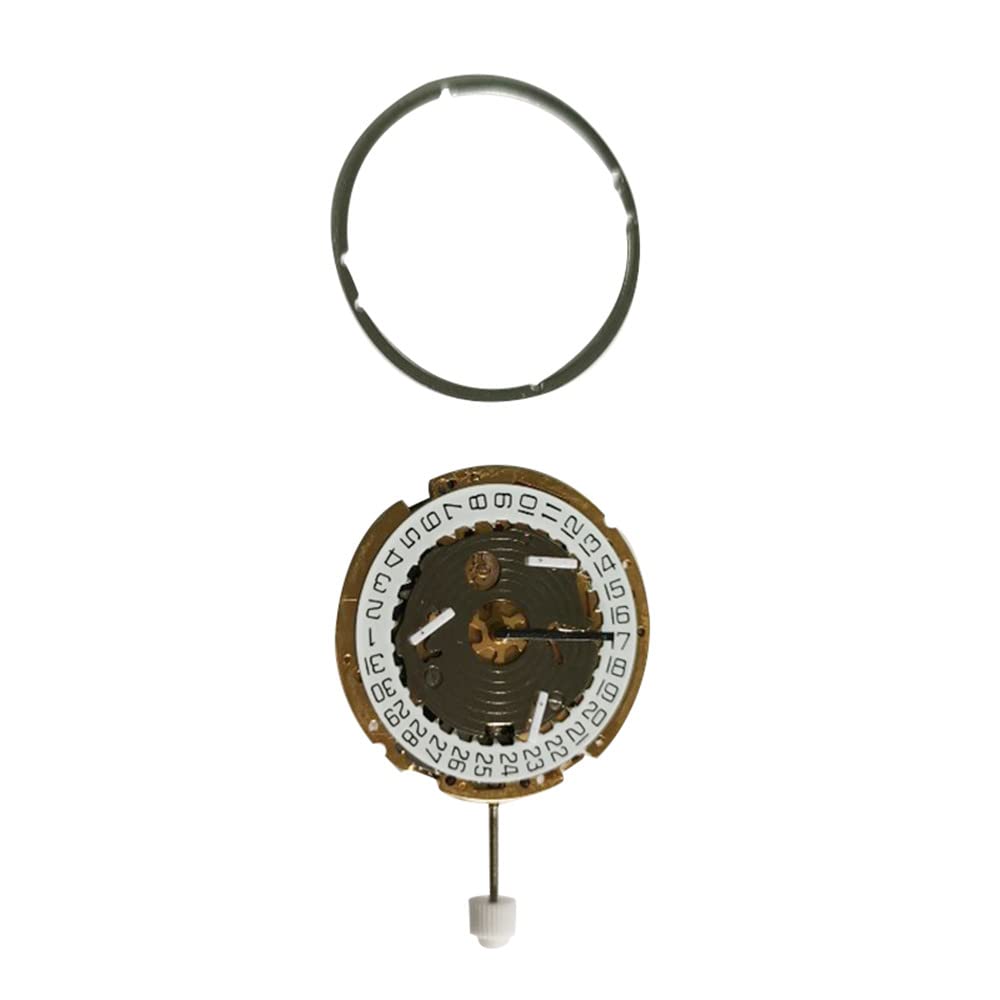 MOUDOAUER Mechanizm zegarka kwarcowego, kalendarz na godzinę 4, akcesoria do zegarków ISA 8171