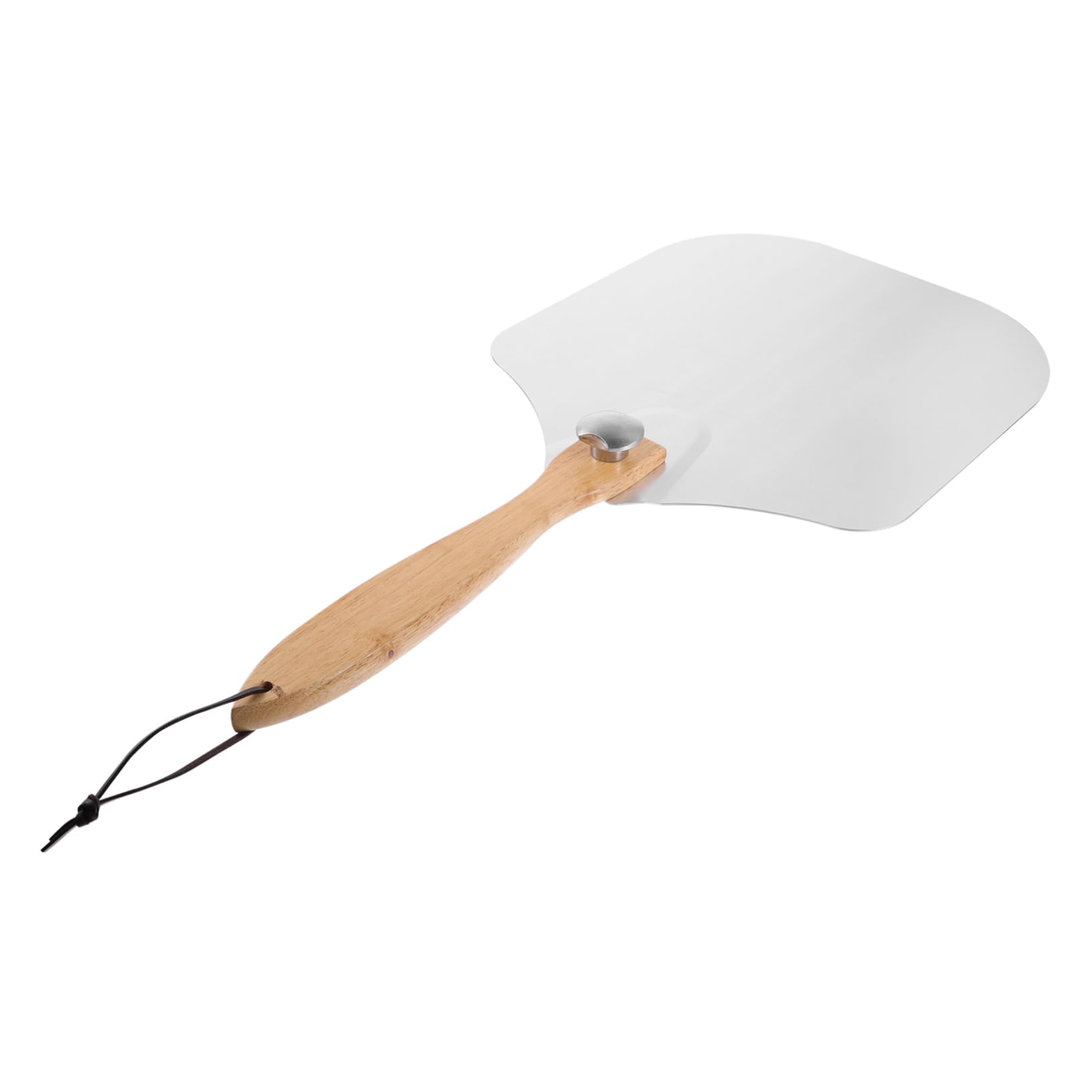 Cabilock Stainless Steel Pizza Spatula Folding Peel Paddle Pizza Transfer Tool Wood Handle