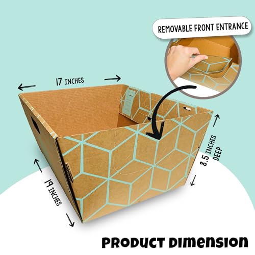 Caja sanitaria desechable para gatos 15 piezas 19x17x8.5 in miniatura 2