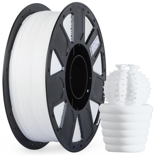 Creality Ender PLA フィラメント 1.75mm ±0.03mm 1KG 3Dプリンター フィラメント PLA 分解性 環境に優しい 高精度 低収縮率 ほとんどの FDM 3Dプリンター用フィラメント Ender シリーズ、CR シリーズ、完成機シリーズ Ender-3 S1、CR-10 Smart Pro、Sermoon V1 Pro ホワイト