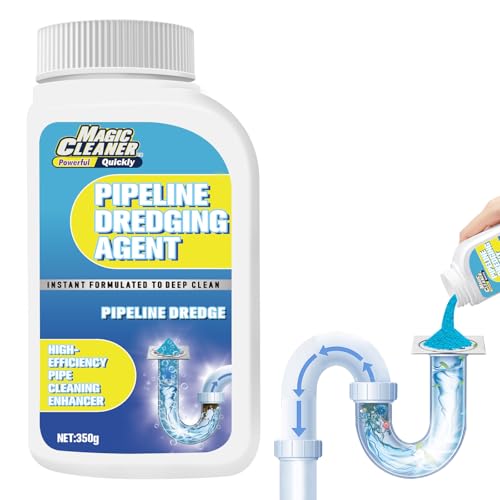 Pipeline Dredging Agent, 350ml Drain Cleaner, Powerful Sink & Toilet Clog Remover for Kitchen &