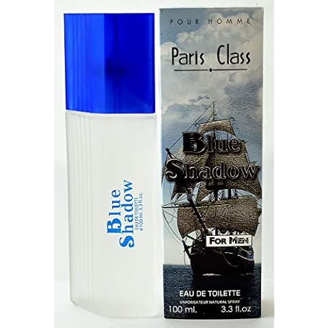Eau de toilette for men spray -3.3 fl oz/100 ml - Paris Class Blue Shadow Cover