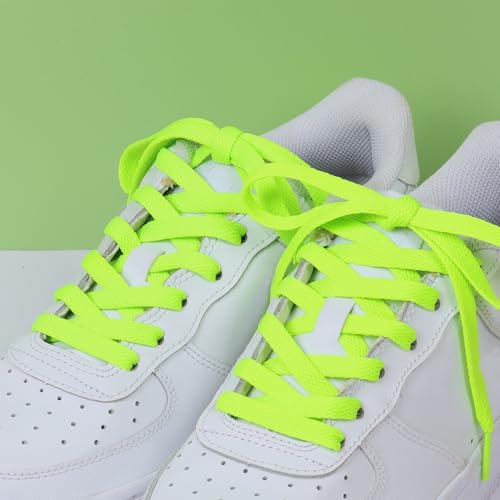 Image of Stepace [2 Pairs Flat Shoe Laces for Sneakers 30 inch-72 inch Length 26 Color Shoelaces