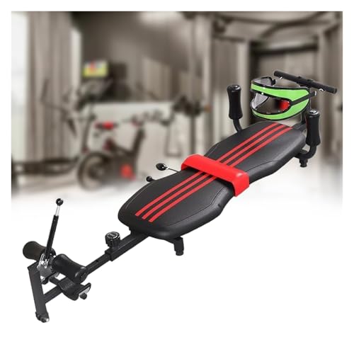 XNXYSMKJ Banco de Estiramiento de Espalda con tracción Cervical, Masaje Cervical, Estiramiento Corporal, relajación Corporal, Equipo de Gimnasio para tracción Lumbar y de Columna Vertebral