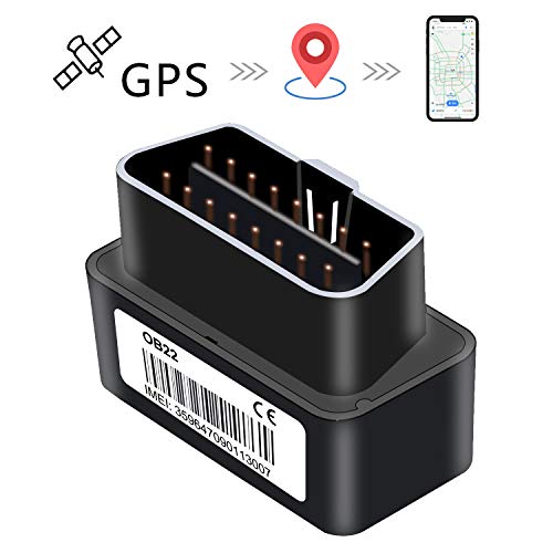 Localizzatore GPS, Qbit Mini GPS Tracker con Monitoraggio GPS in Tempo Reale/Geo-fence/Allarmi SOS/Conversazione Bidirezionale/App Gratuita, Portatile GPS Tracker per Bambini Anziani Animali Auto Car