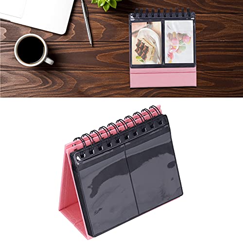 Tenpac Desktop-Fotoalbum, tragbares 3-Zoll-Fotoalbum für Fuji(Rosa) – Bild 7