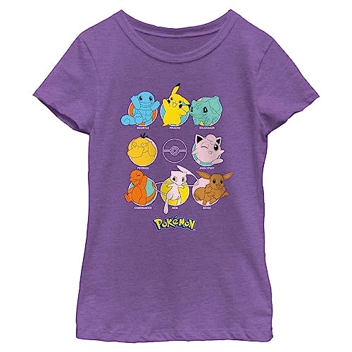 Pokemon Poke Girls Short Sleeve Tee Shirt
