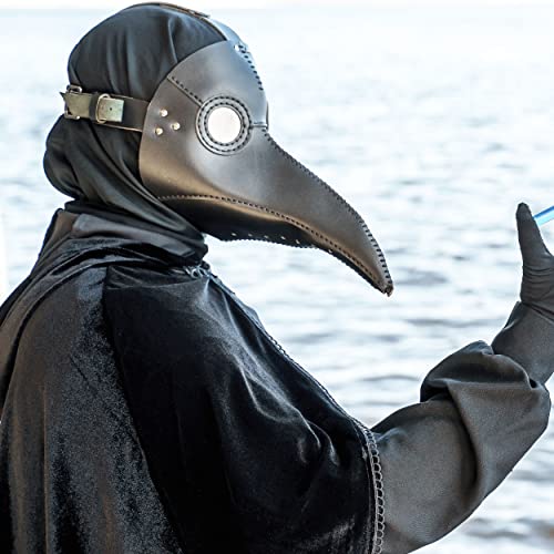 Plague Doctor Mask - Black Plague Doctors Mask Plague Doctor Costume Halloween Mask - Plague Doctor Accessories Beak Plague Mask - Witch Doctor Steampunk Mask Raven Cosplay Halloween Props Scary Mask steampunk buy now online Plague Doctor Mask - Black Plague Doctors Mask Plague Doctor Costume Halloween Mask - Plague Doctor Accessories Beak Plague Mask - Witch Doctor Steampunk Mask Raven Cosplay Halloween Props Scary Mask steampunk buy now online