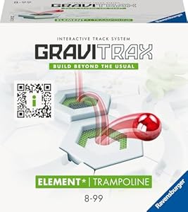 Ravensburger GraviTrax Element Trampolin 22417 - Erweiterung für deine Kugelbahn - Murmelbahn und Konstruktionsspielzeug ab 8 Jahre