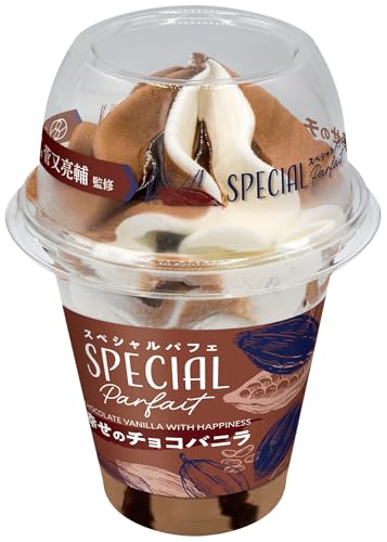 [冷凍] 赤城乳業 スペシャルパフェ幸せのチョコバニラ 300ml×6個