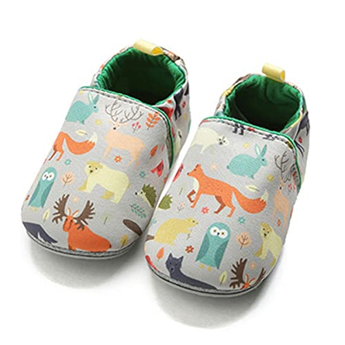 Lafegen Baby Boy Girl Walking Shoes Non Slip Soft Sole Infant Toddler Slipper Newborn Moccasins First Walker House Crib Sneaker Shoes cover