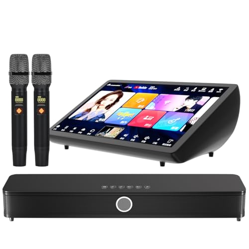 2025 Pihausen New China Karaoke Play 19.5 Inch LED Touch Screen Professional Karaoke 6-in-1 with...