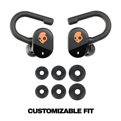 Skullcandy Push Play Active Wireless Earbuds - True Black/Orange - image 5