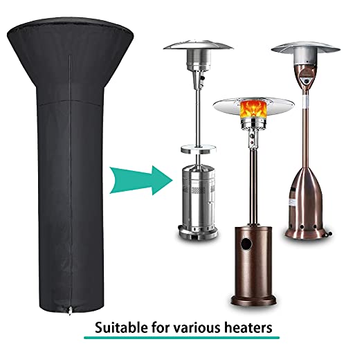 image for Shieldo Patio Heater Covers Waterproof with Zipper Outdoor Heater Cove