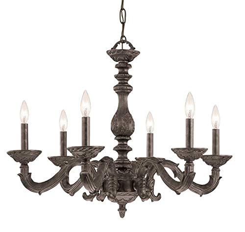 CrystoramaLighting 5126-VB Chandelier, Venetian Bronze