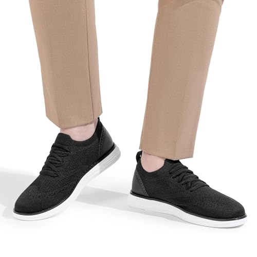 Bruno Marc Men'S Oxfords Sneakers Casual Dress Lace-Up Lightweight Walking Wingtips Shoes,Black,Size 10.5,Sbox2407M thumb #7