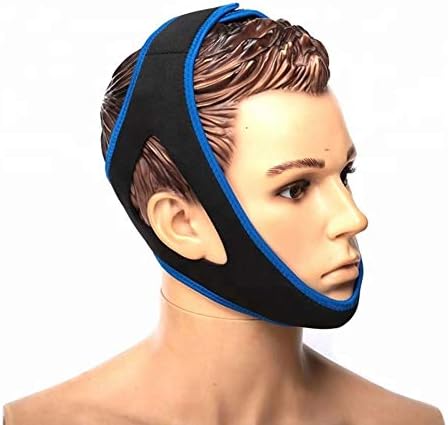 Anti Snore Chin Strap Breathable, Adjustable, Elastic Anti snoring Device with Adjustable Belt Included