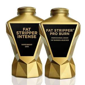 LA Muscle Fat Stripper Combo II – Fat Burner Bundle,Weight Management Loss, Fast-Acting Weight Management and Six Pack Supplement, Natural Fat Burner for Men and Women | GM Free