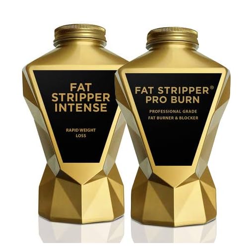 LA Muscle Fat Stripper Combo II – Fat Burner Bundle,Weight Management Loss, Fast-Acting Weight Management and Six Pack Supplement, Natural Fat Burner for Men and Women | GM Free