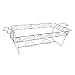 Party Essentials Elegance Full Size Heavy Duty Chafing Rack, Decorative Wire Buffet Rack Stand, Serving Trays Frame Food Warmer, Chrome(Case of 12)