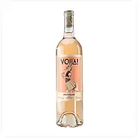 Vinho Rosé Voilà Méditerranée IGP 2023 – Provence, França – Seco, Elegante e Refrescante – Aromas Florais e Frutas Vermelhas – 750ml