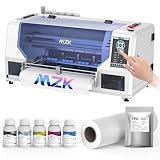 MZK A3 Plus XP600 Dual Head DTF Printer,Automatic Time Cleaning Maintain+Ink Anti-Clog Design,3X Speed Compared to L1800,7