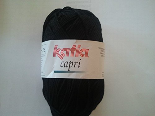 Katia capri 100 % coton 056 schwarz