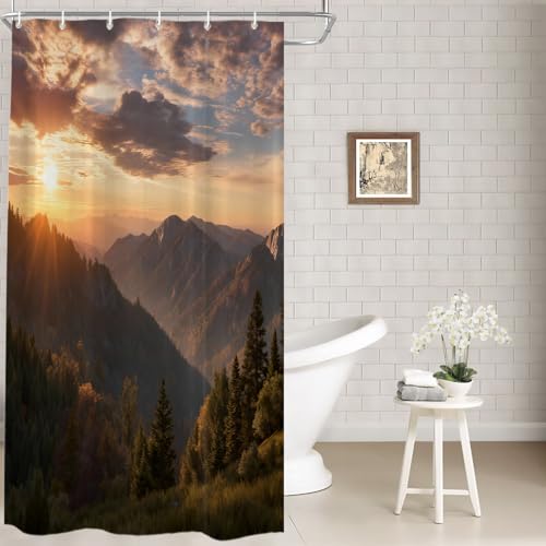 Batmerry Golden Yellow Shower Curtain Only $9.xx (Reg. $20)