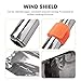 Jkjhbhged Pure Titanium Camping Stove Wind Shield Camping Stove Wind Screen Outdoor Gas Stove Windproof Windshield 15Cm, Silver