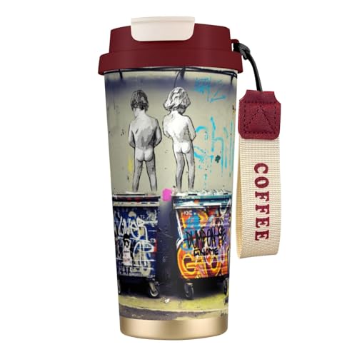 ^u[ Banksy oNV[ Vłq R[q[Jbv 500ml RrjJbv Xg[t Wt   @r }OJbv 316XeX ۉۗ e Xgbvt v[g